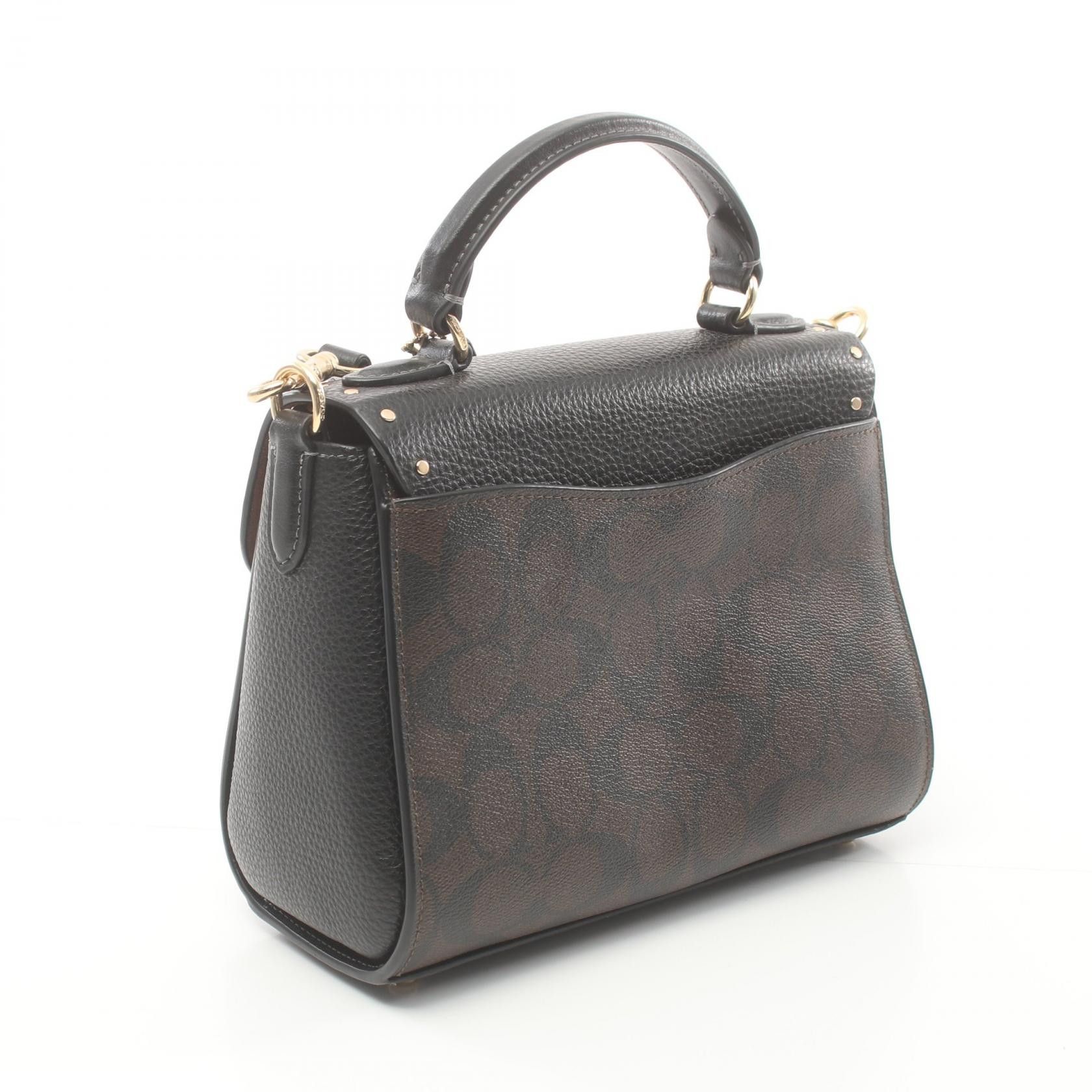 Coach Coach Morgan Top Handle Bag Leather Handbag CF322 in Great Condition Size ONE SIZE - 2 Thumbnail