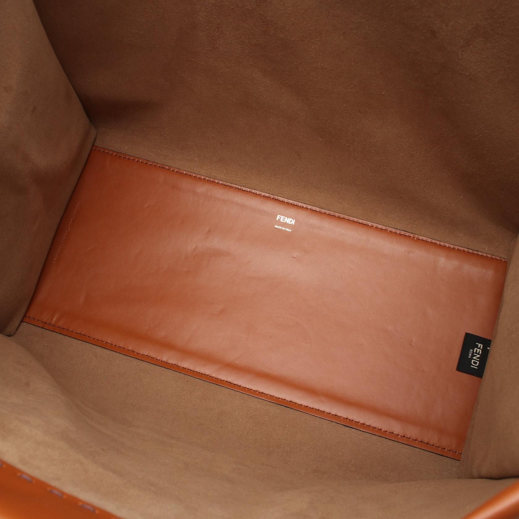 Fendi Fendi Sunshine Large Tote Bag Leather Tote Bag 8BH372 in Good Condition Size ONE SIZE - 10 Thumbnail