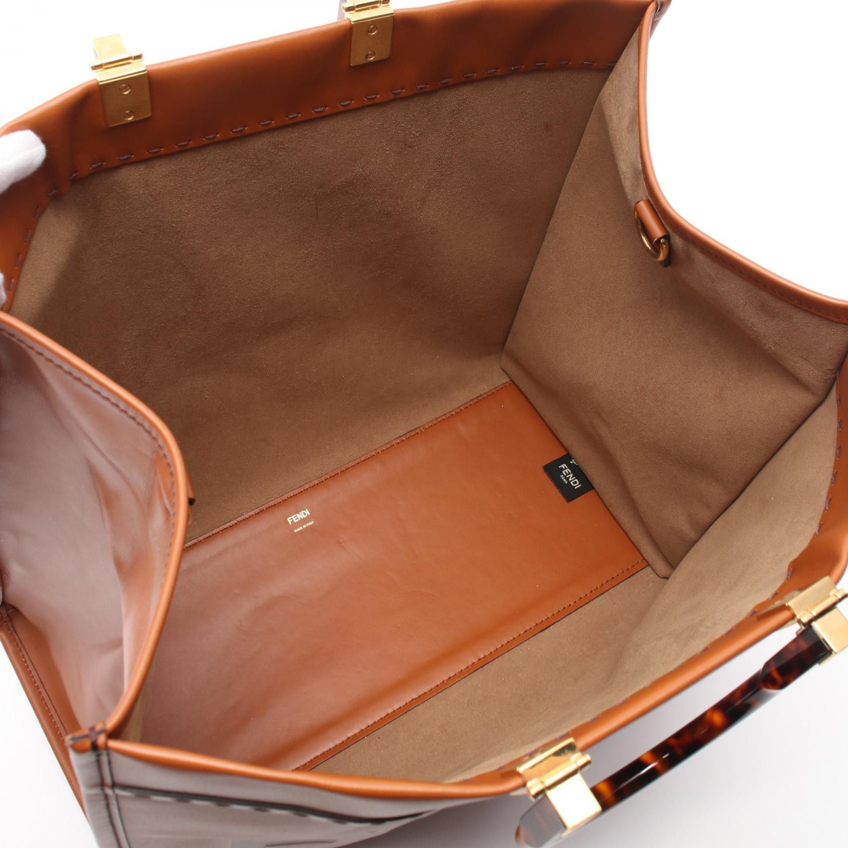 Fendi Fendi Sunshine Large Tote Bag Leather Tote Bag 8BH372 in Good Condition Size ONE SIZE - 3 Thumbnail