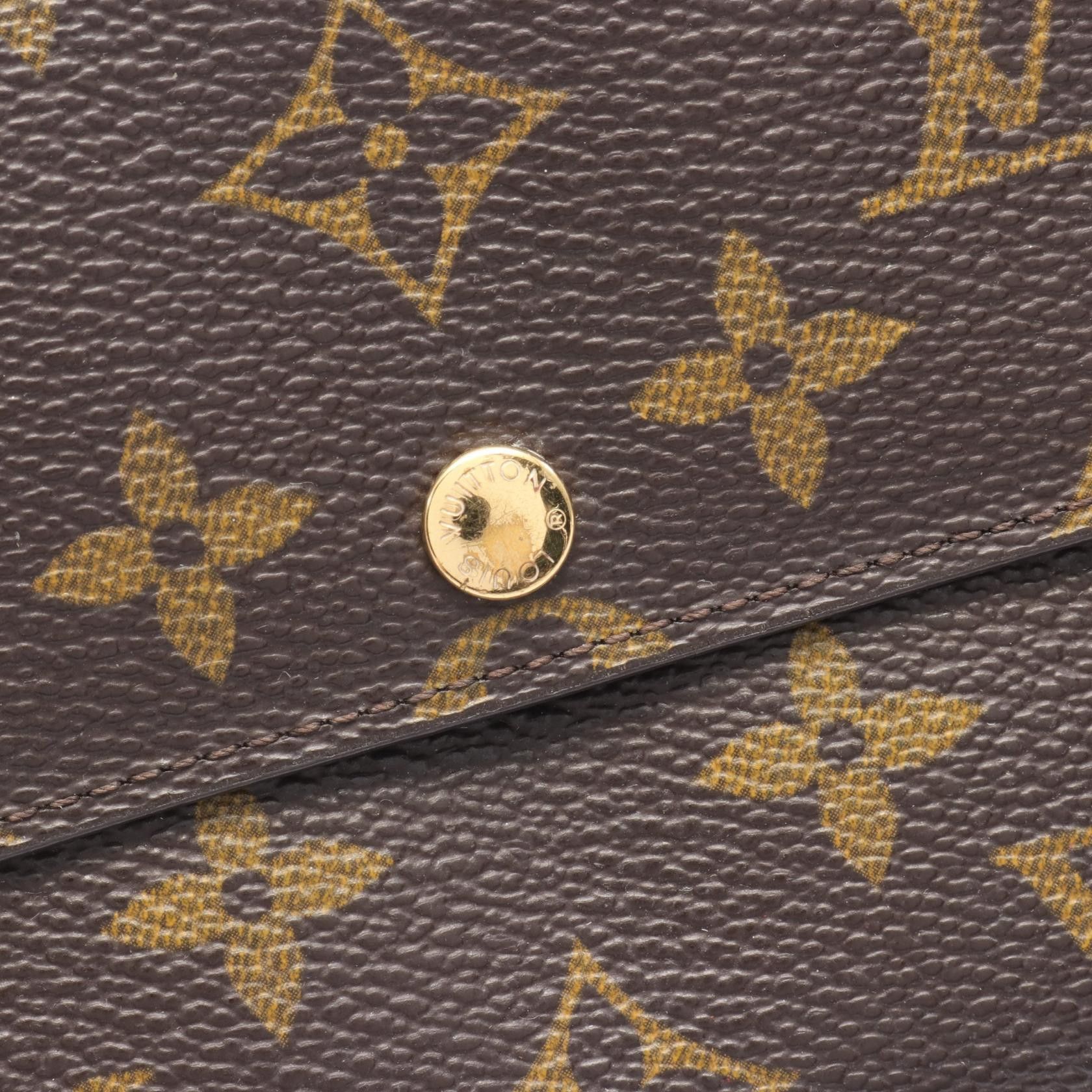 Louis Vuitton Louis Vuitton Monogram Sarah Wallet Canvas Long Wallet M61726 in Great Condition Size ONE SIZE - 8 Thumbnail