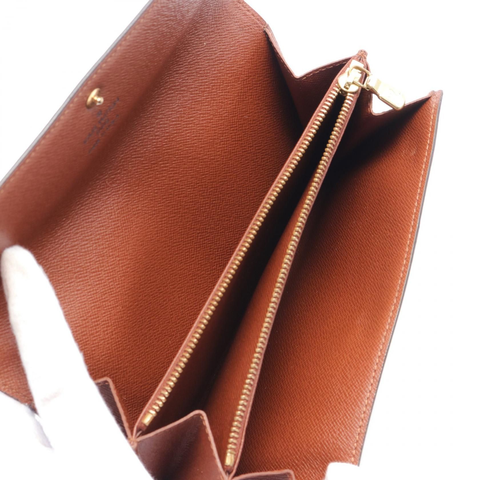 Louis Vuitton Louis Vuitton Monogram Sarah Wallet Canvas Long Wallet M61726 in Great Condition Size ONE SIZE - 3 Thumbnail