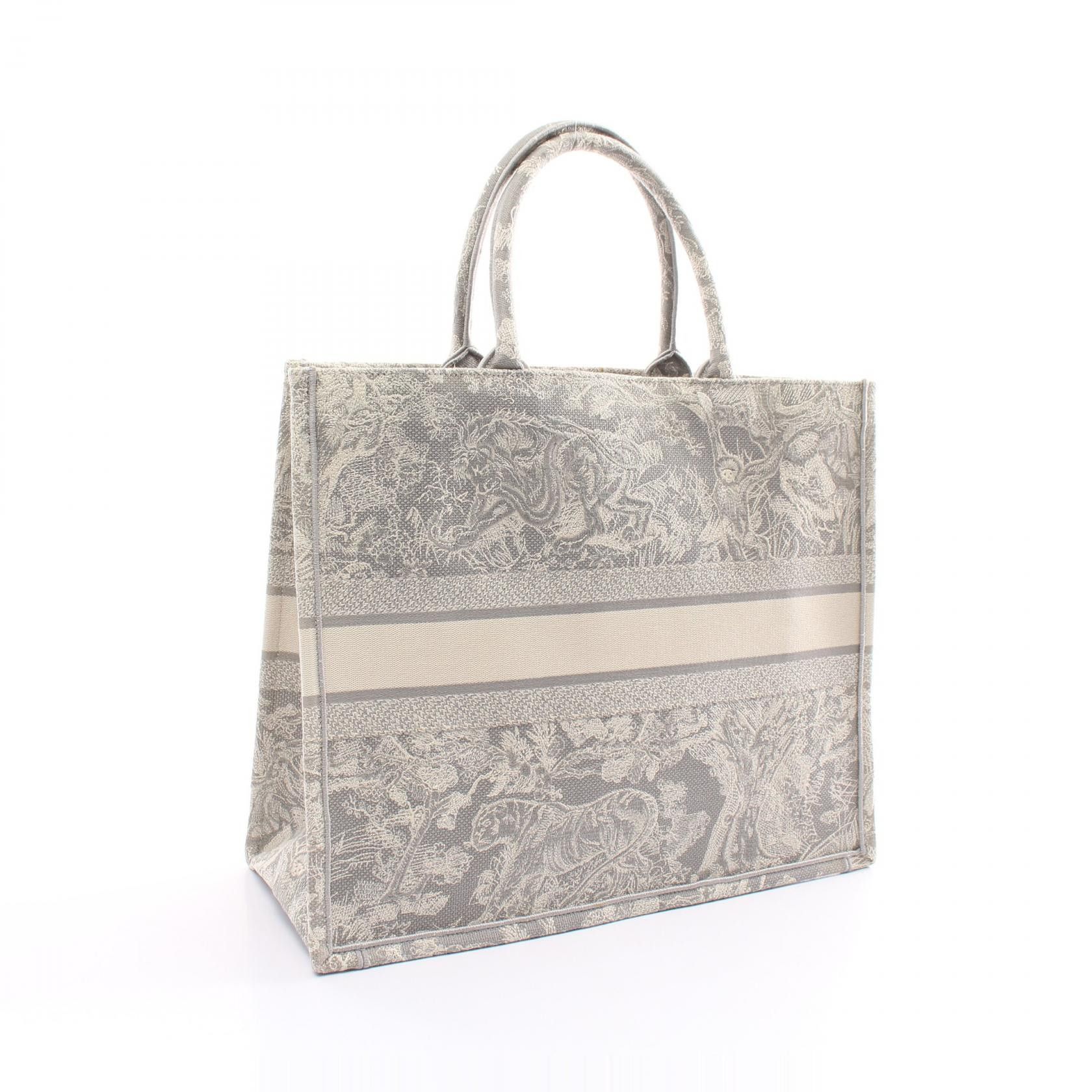 Dior Dior Embroidered Book Tote Canvas Tote Bag M1286ZTDT in Very Good Condition Size ONE SIZE - 2 Thumbnail