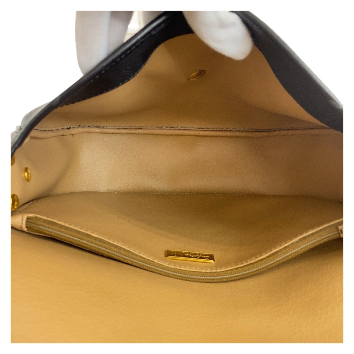 Dior Dior Dior Vintage Trotter Black PVC Leather Shoulder Bag Canvas Crossbody Bag 408638 in Very Good Condition Size ONE SIZE - 3 Thumbnail