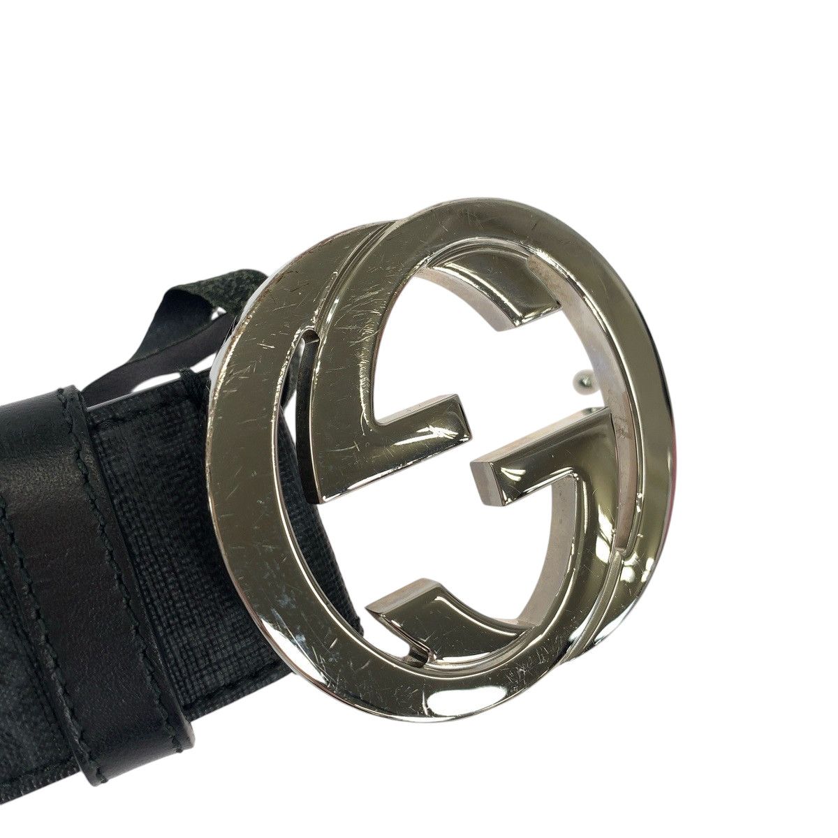 Gucci Gucci Gucci Interlocking GG Supreme Canvas Belt Canvas Belt 490199 in Very Good Condition Size ONE SIZE - 7 Thumbnail