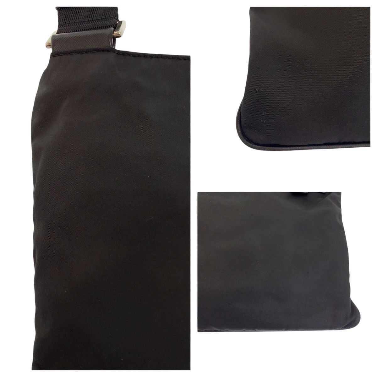 Prada Prada Prada Nylon Tessuto Logo Plate Messenger Bag Canvas Crossbody Bag VA0340 in Very Good Condition Size ONE SIZE - 5 Thumbnail