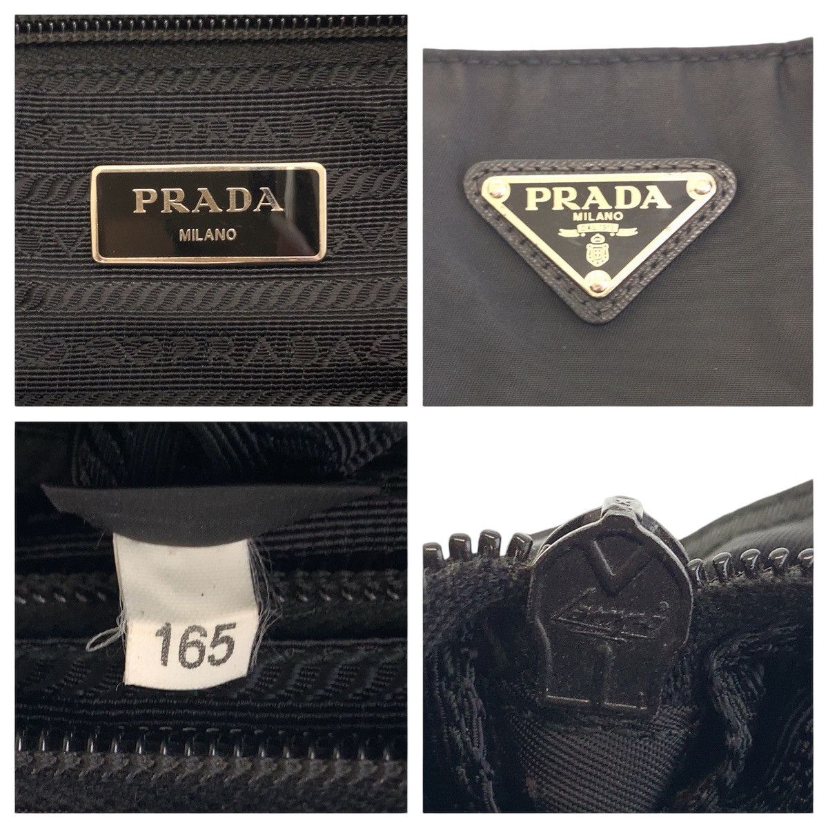 Prada Prada Prada Nylon Tessuto Logo Plate Messenger Bag Canvas Crossbody Bag VA0340 in Very Good Condition Size ONE SIZE - 4 Thumbnail