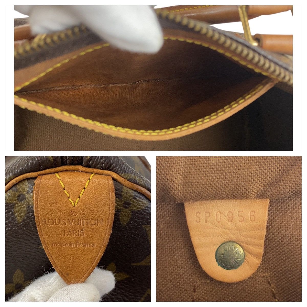 Louis Vuitton Louis Vuitton Louis Vuitton Monogram Speedy 30 Handbag M41526 Canvas Handbag M41526 in Very Good Condition Size ONE SIZE - 10 Thumbnail