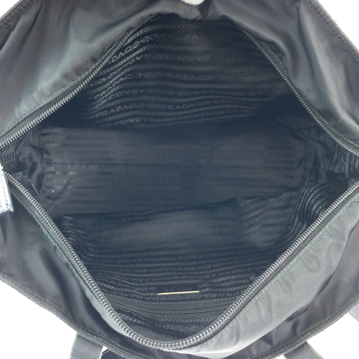 Prada Prada Prada Nylon Tessuto Logo Tote Bag Canvas Tote Bag in Very Good Condition Size ONE SIZE - 9 Thumbnail