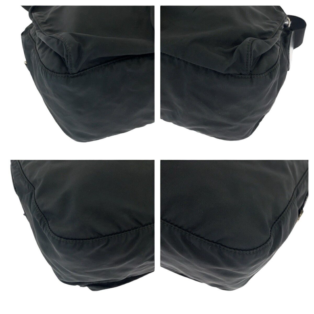 Prada Prada Prada Nylon Tessuto Logo Plate Messenger Bag Canvas Crossbody Bag 408388 in Very Good Condition Size ONE SIZE - 3 Thumbnail
