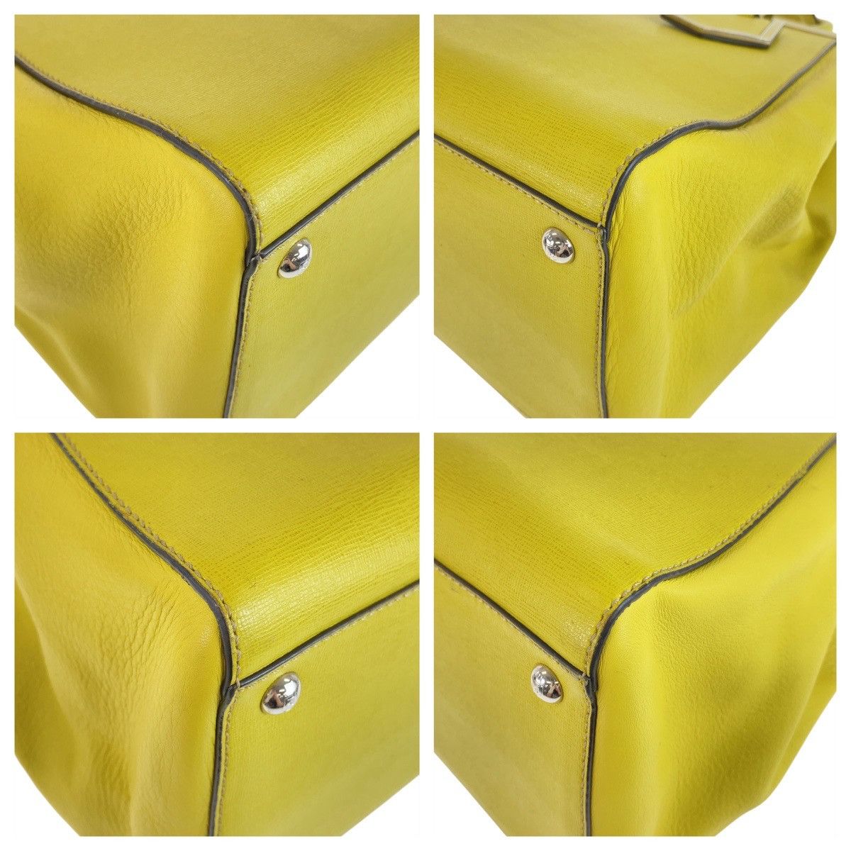 Fendi Fendi Fendi Leather 2Jours Tote Bag Leather Tote Bag 408554 in Very Good Condition Size ONE SIZE - 4 Thumbnail