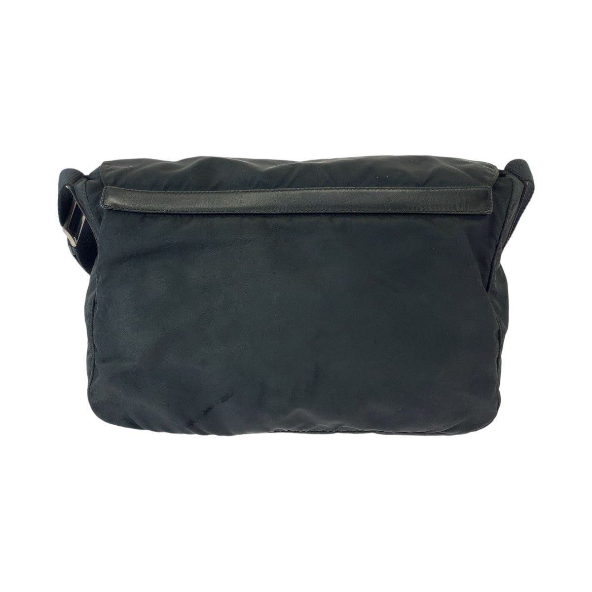 Prada Prada Prada Nylon Tessuto Logo Plate Messenger Bag Canvas Crossbody Bag 408489 in Very Good Condition Size ONE SIZE - 2 Thumbnail