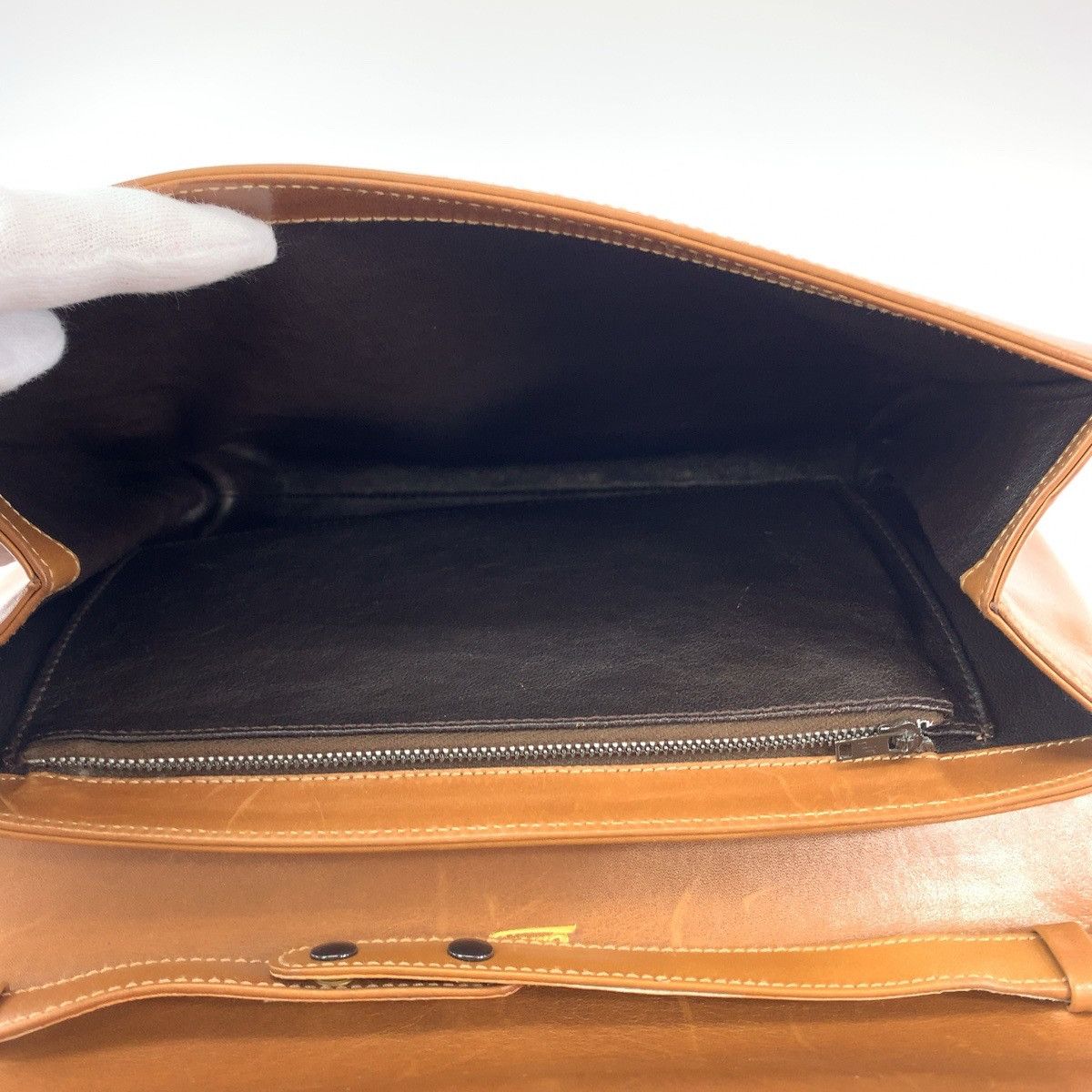 Gucci Gucci Gucci Vintage Leather Shoulder Bag Brown Leather Crossbody Bag 408409 in Very Good Condition Size ONE SIZE - 9 Thumbnail