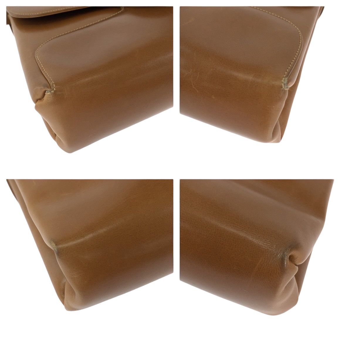 Gucci Gucci Gucci Vintage Leather Shoulder Bag Brown Leather Crossbody Bag 408409 in Very Good Condition Size ONE SIZE - 3 Thumbnail