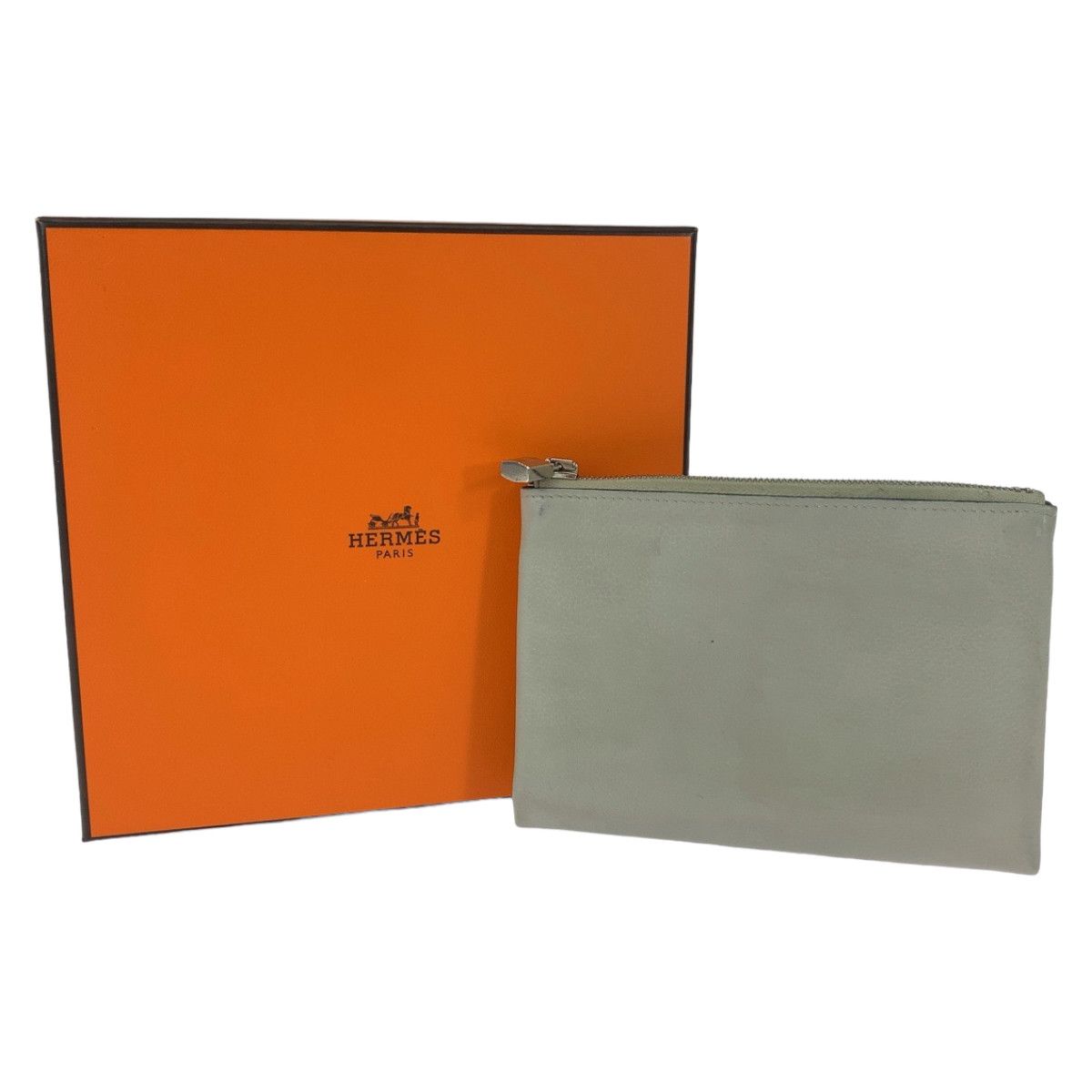 Hermes Hermes Hermes Atout PM Leather Compact Wallet Leather Short Wallet in Very Good Condition Size ONE SIZE - 7 Thumbnail