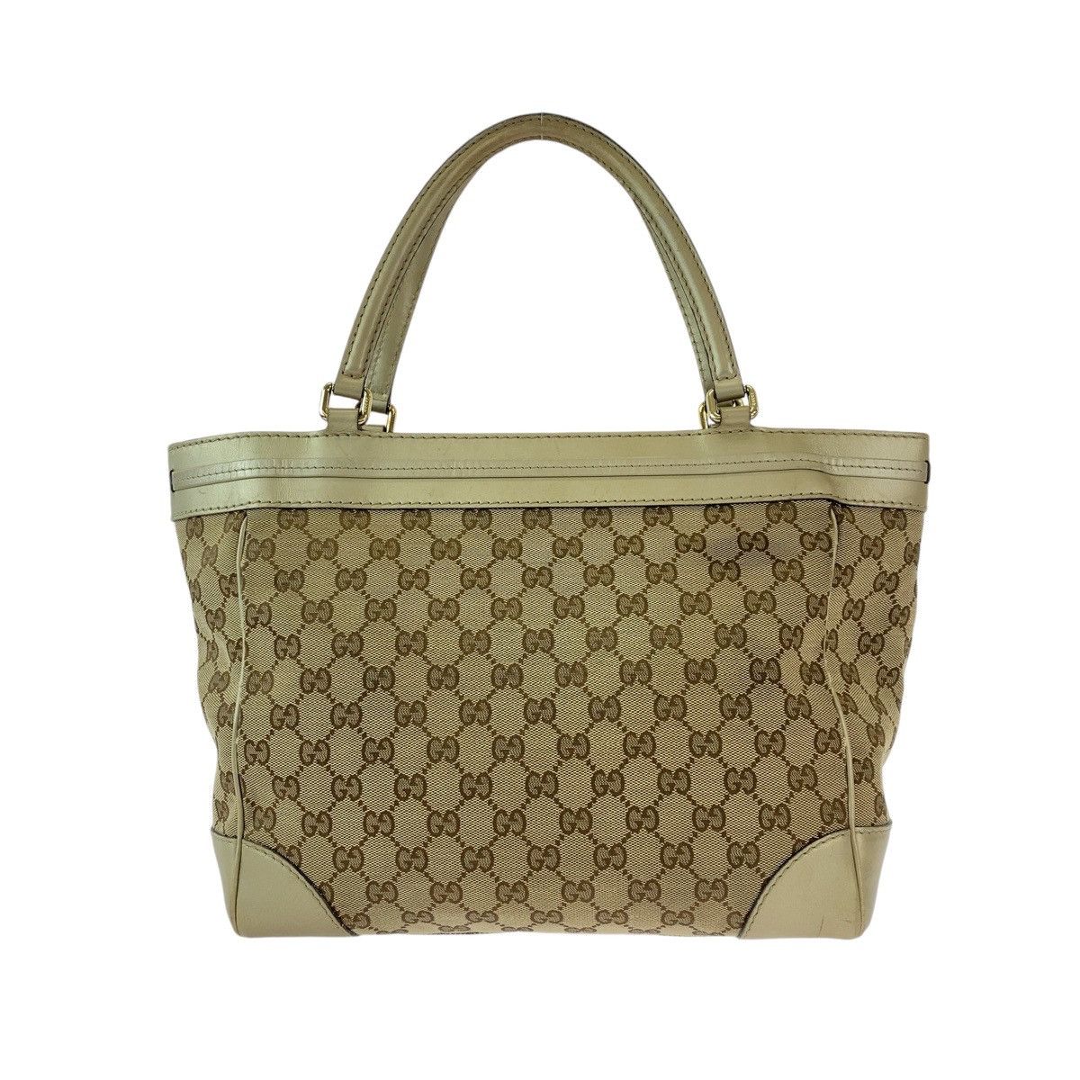 Gucci Gucci Gucci Mayfair GG Canvas Leather Tote Bag Canvas Tote Bag 257061 in Very Good Condition Size ONE SIZE - 2 Thumbnail
