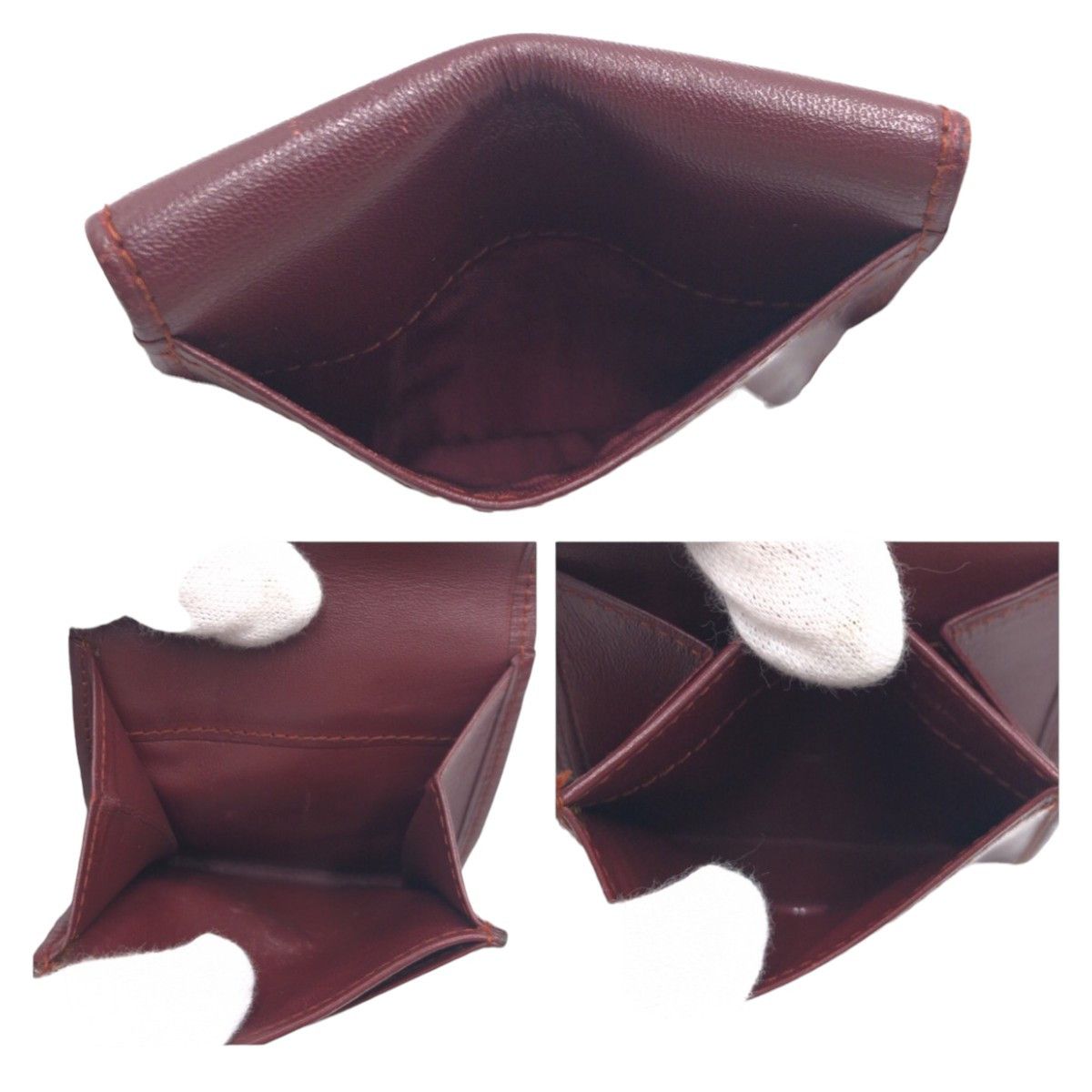 Cartier Cartier Cartier Must Line Leather Coin Case Leather Coin Case 407153 in Very Good Condition Size ONE SIZE - 5 Thumbnail