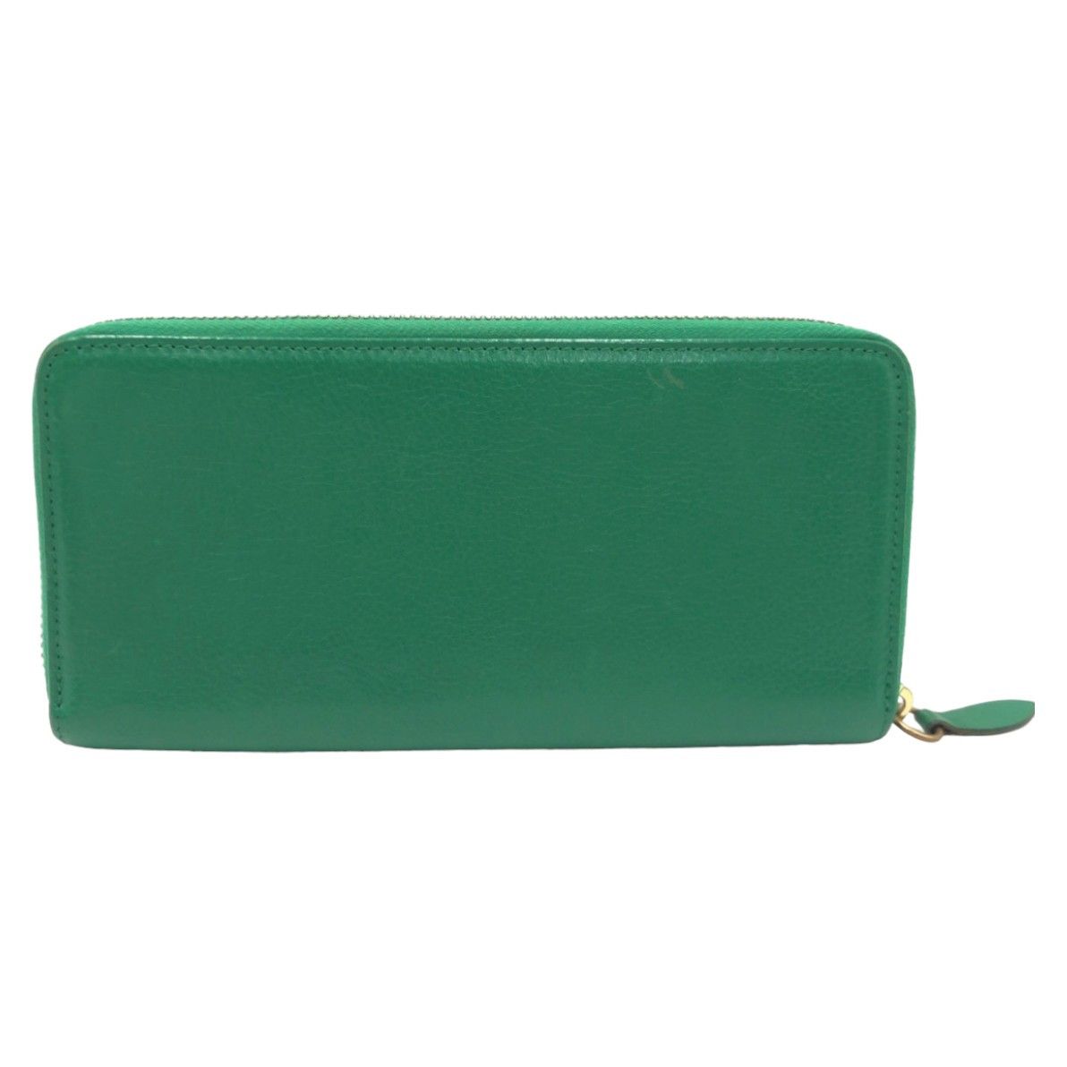 Other Other IL BISONTE Green Leather Long Wallet Leather Long Wallet in Very Good Condition Size ONE SIZE - 2 Thumbnail