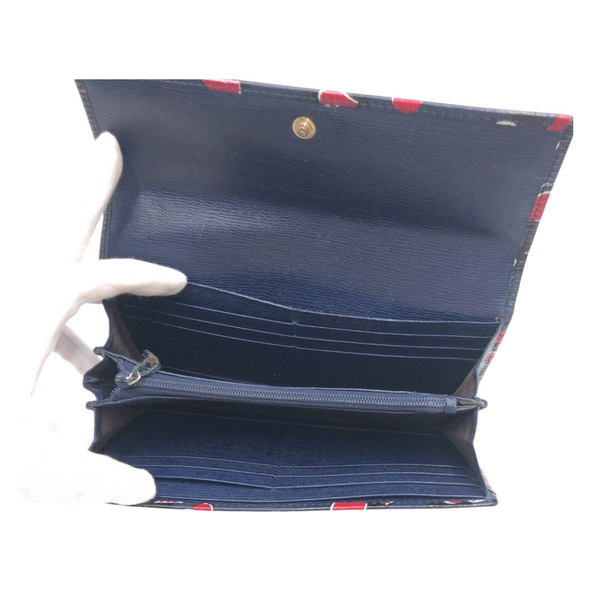 Gucci Gucci Gucci Leather Interlocking Long Wallet Leather Long Wallet 309702 in Very Good Condition Size ONE SIZE - 9 Thumbnail