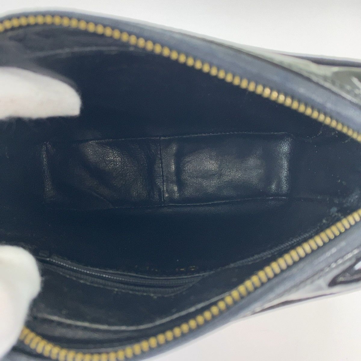 Chanel Chanel Chanel Vintage Patent Leather Fringe Shoulder Bag Leather Crossbody Bag Size ONE SIZE - 9 Thumbnail