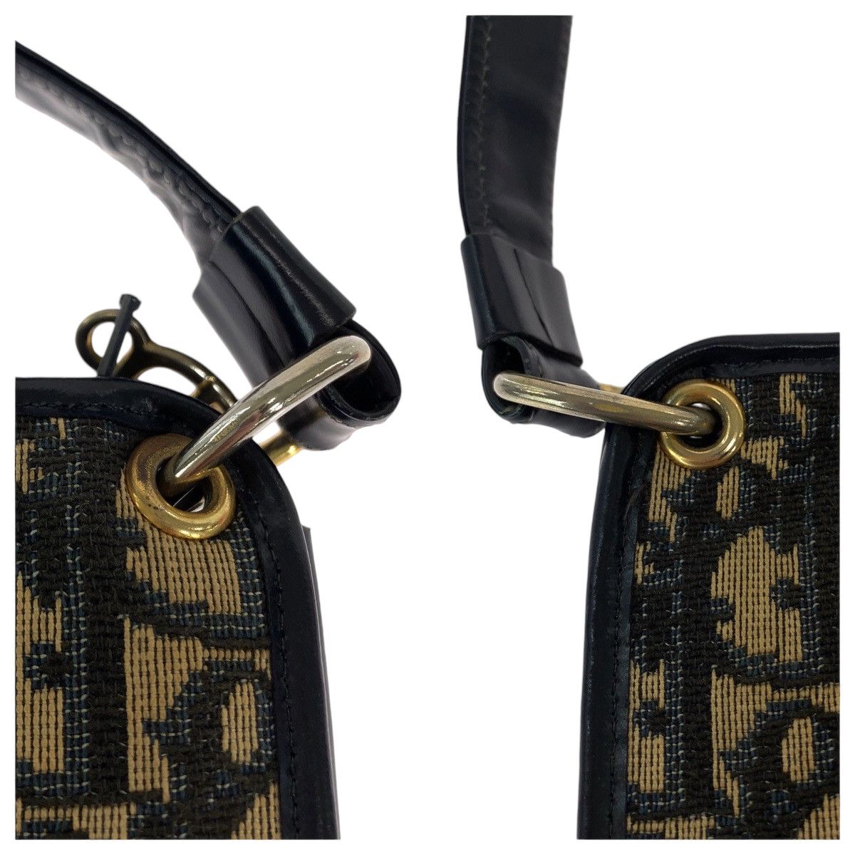 Dior Dior Dior Vintage Trotter Canvas Shoulder Bag Canvas Crossbody Bag Size ONE SIZE - 5 Thumbnail