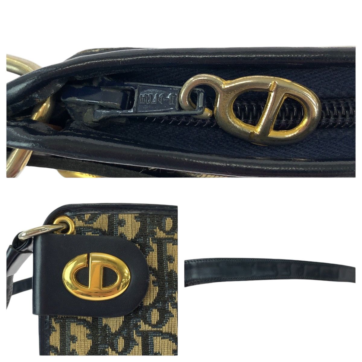 Dior Dior Dior Vintage Trotter Canvas Shoulder Bag Canvas Crossbody Bag Size ONE SIZE - 6 Thumbnail