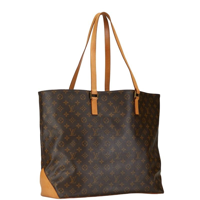 Louis Vuitton Louis Vuitton Louis Vuitton Monogram Cabas Alto Tote Bag M51152 Brown PVC Leather Canvas Tote Bag M51152 in Very Good Condition Size ONE SIZE - 2 Thumbnail