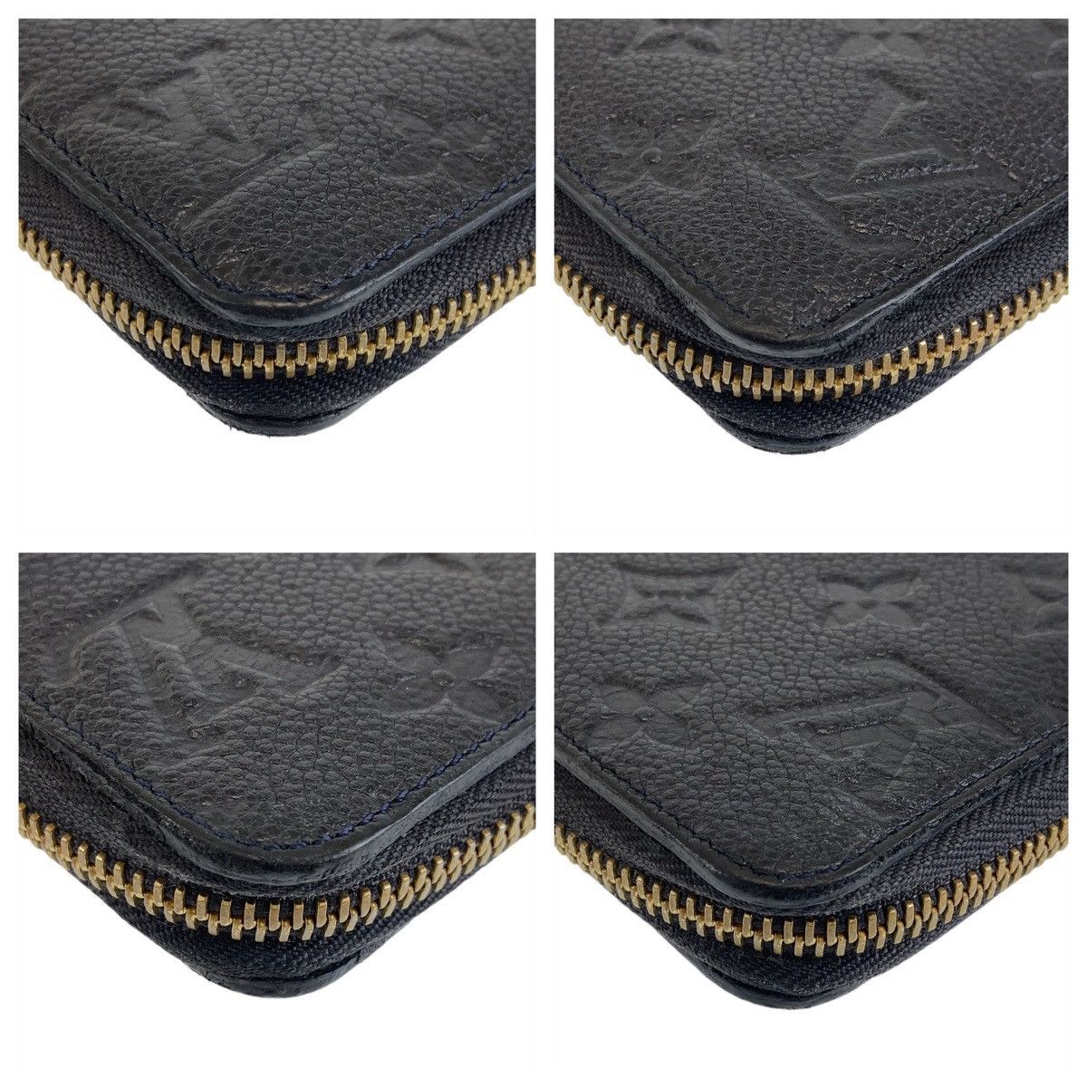 Louis Vuitton Louis Vuitton Louis Vuitton Monogram Empreinte Zippy Wallet Black M61864 Leather Long Wallet M61864 Size ONE SIZE - 5 Thumbnail
