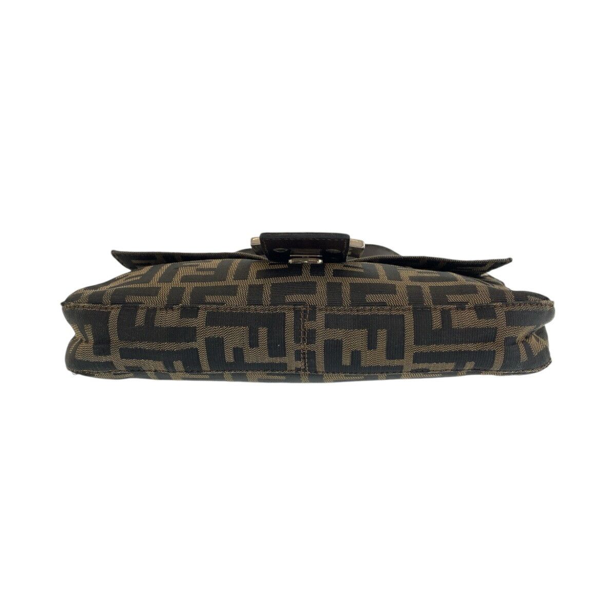 Fendi Fendi Fendi Vintage Mamma Bucket Brown Canvas Leather Bag Leather Handbag Size ONE SIZE - 10 Thumbnail