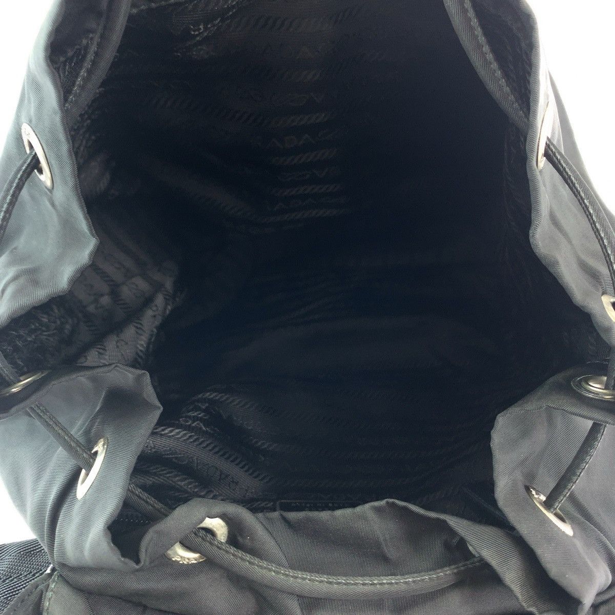Prada Prada Prada Nylon Tessuto Logo Backpack Canvas Backpack B4650 Size ONE SIZE - 9 Thumbnail