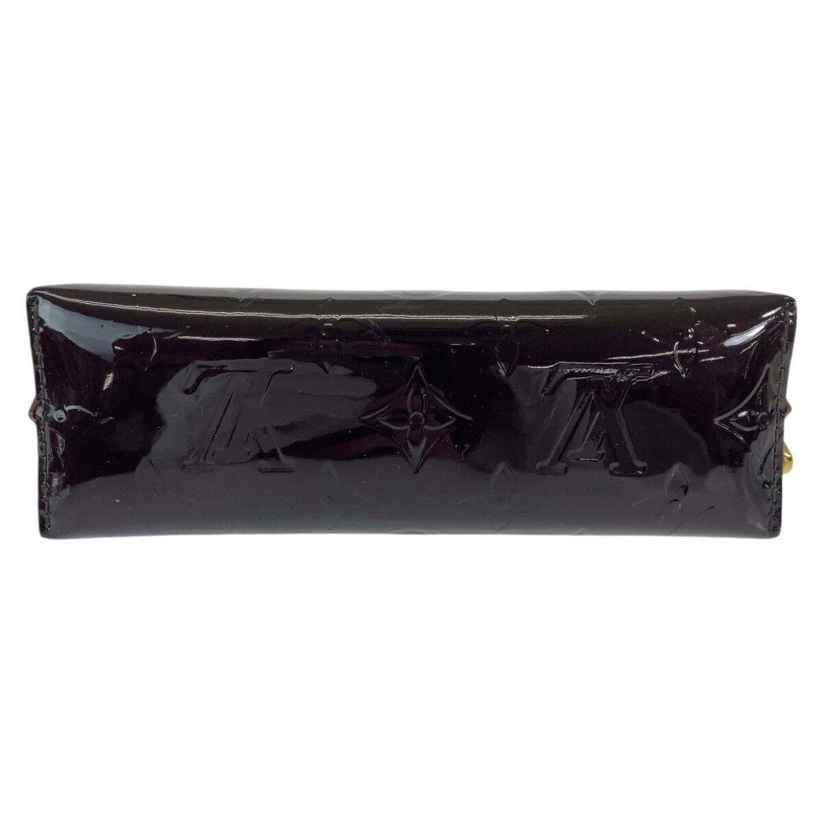 Louis Vuitton Louis Vuitton Louis Vuitton Monogram Vernis Amarante Cosmetic Pouch Leather Vanity Bag M91495 in Very Good Condition Size ONE SIZE - 10 Thumbnail
