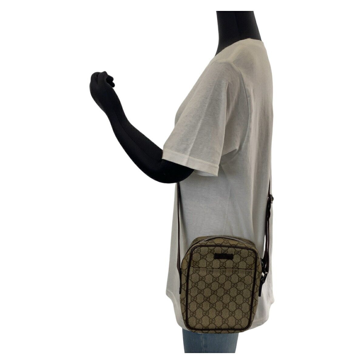 Gucci Gucci Gucci GG Supreme Canvas Shoulder Bag Canvas Crossbody Bag 122754 in Very Good Condition Size ONE SIZE - 7 Thumbnail