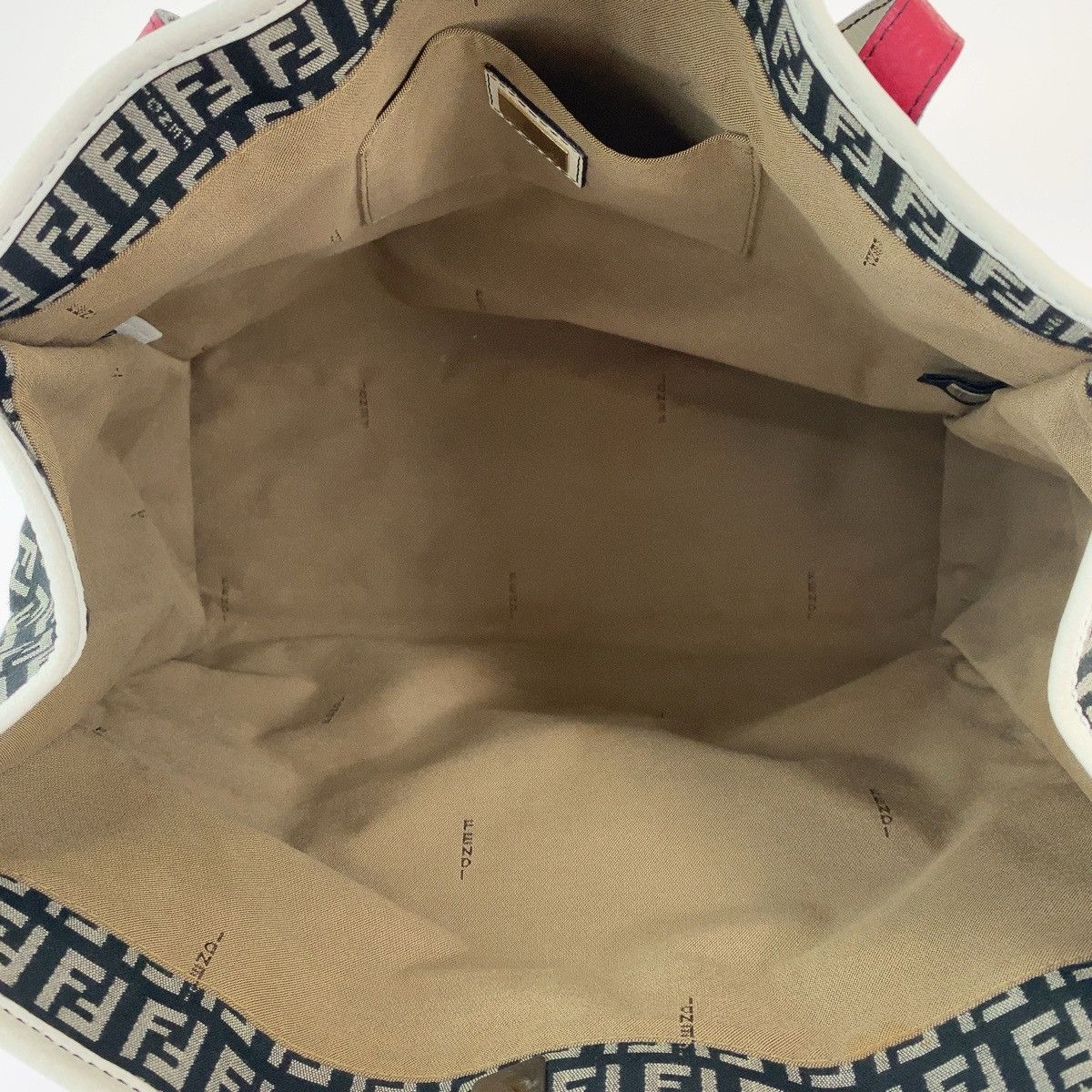 Fendi Fendi Fendi Zucchino Canvas Tote Bag 8BH153 Canvas Tote Bag 8BH153 in Very Good Condition Size ONE SIZE - 9 Thumbnail