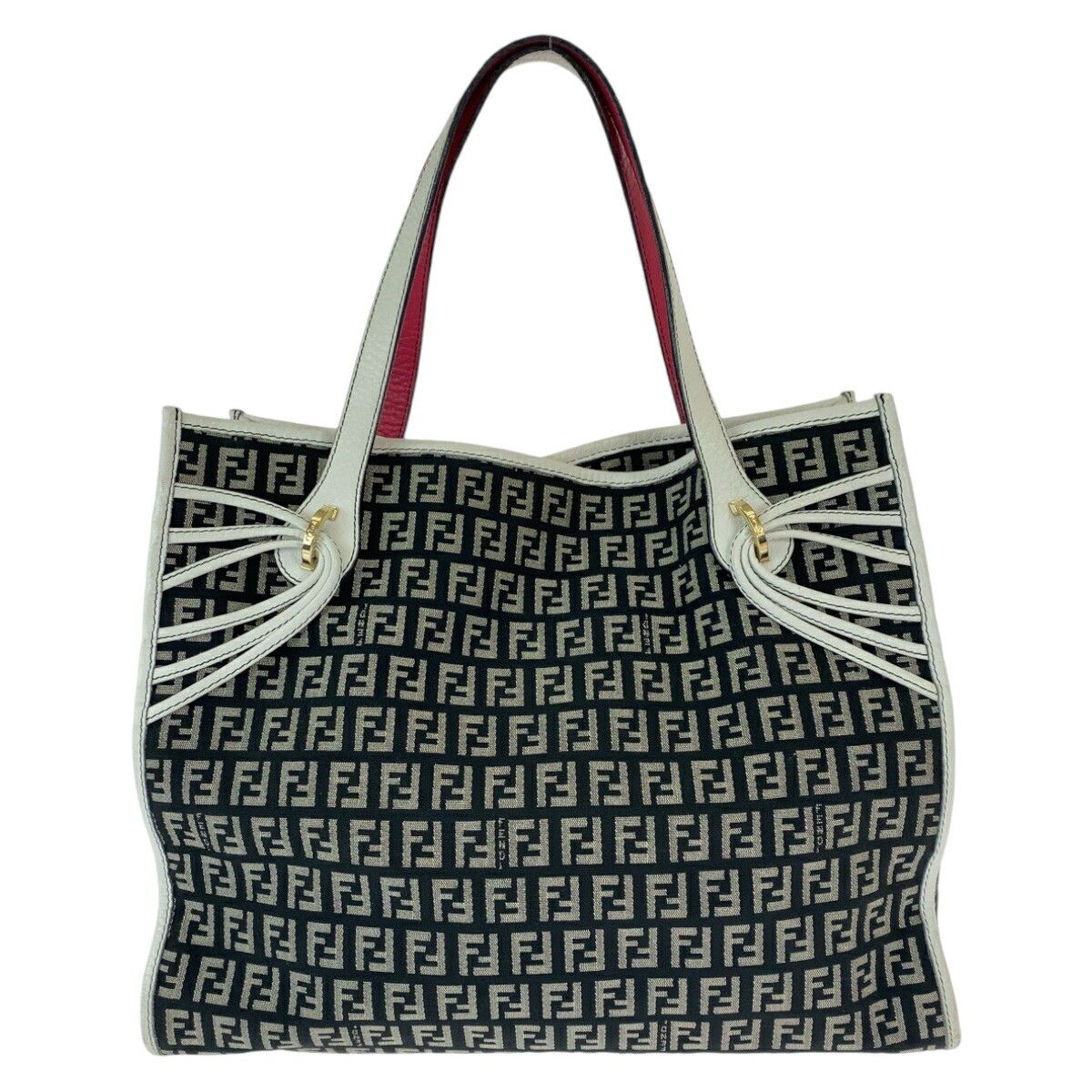 Fendi Fendi Fendi Zucchino Canvas Tote Bag 8BH153 Canvas Tote Bag 8BH153 in Very Good Condition Size ONE SIZE - 2 Thumbnail
