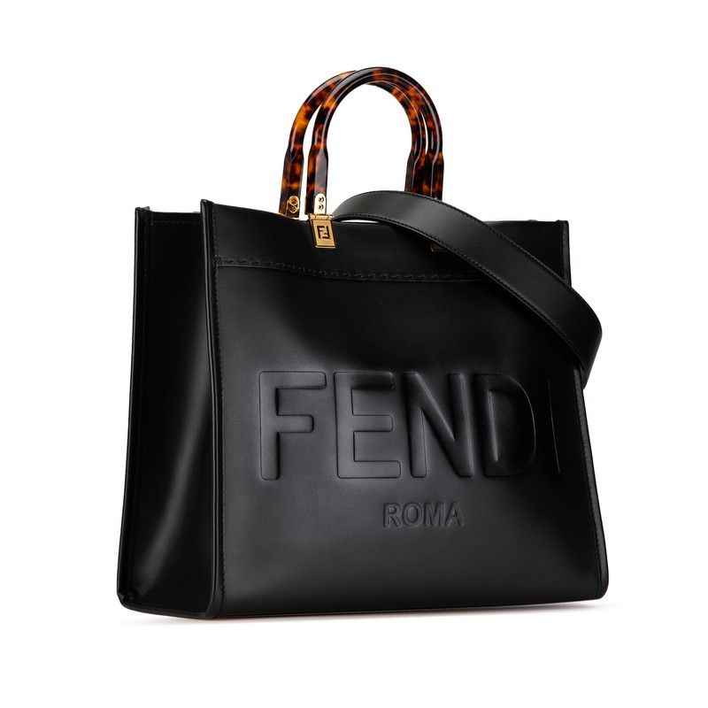 Fendi Fendi Fendi Sunshine Medium Leather Handbag 8BH386 Leather Handbag 8BH386 in Great Condition Size ONE SIZE - 3 Thumbnail
