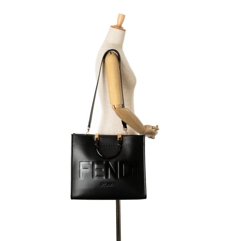 Fendi Fendi Fendi Sunshine Medium Leather Handbag 8BH386 Leather Handbag 8BH386 in Great Condition Size ONE SIZE - 8 Thumbnail