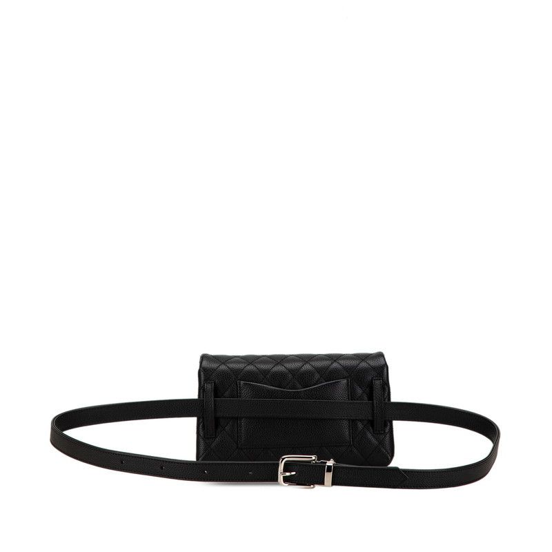 Chanel Chanel Chanel Caviar Skin Matelasse Waist Bag Leather Belt Bag in Very Good Condition Size ONE SIZE - 3 Thumbnail