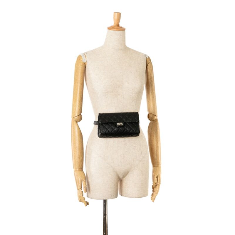 Chanel Chanel Chanel Caviar Skin Matelasse Waist Bag Leather Belt Bag in Very Good Condition Size ONE SIZE - 10 Thumbnail