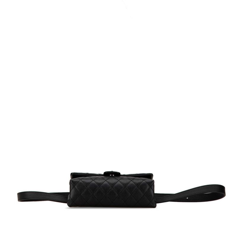 Chanel Chanel Chanel Caviar Skin Matelasse Waist Bag Leather Belt Bag in Very Good Condition Size ONE SIZE - 4 Thumbnail