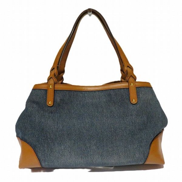 Gucci Gucci Gucci Denim Leather Tote Bag 348715 Denim Tote Bag 348715 in Good Condition Size ONE SIZE - 2 Thumbnail
