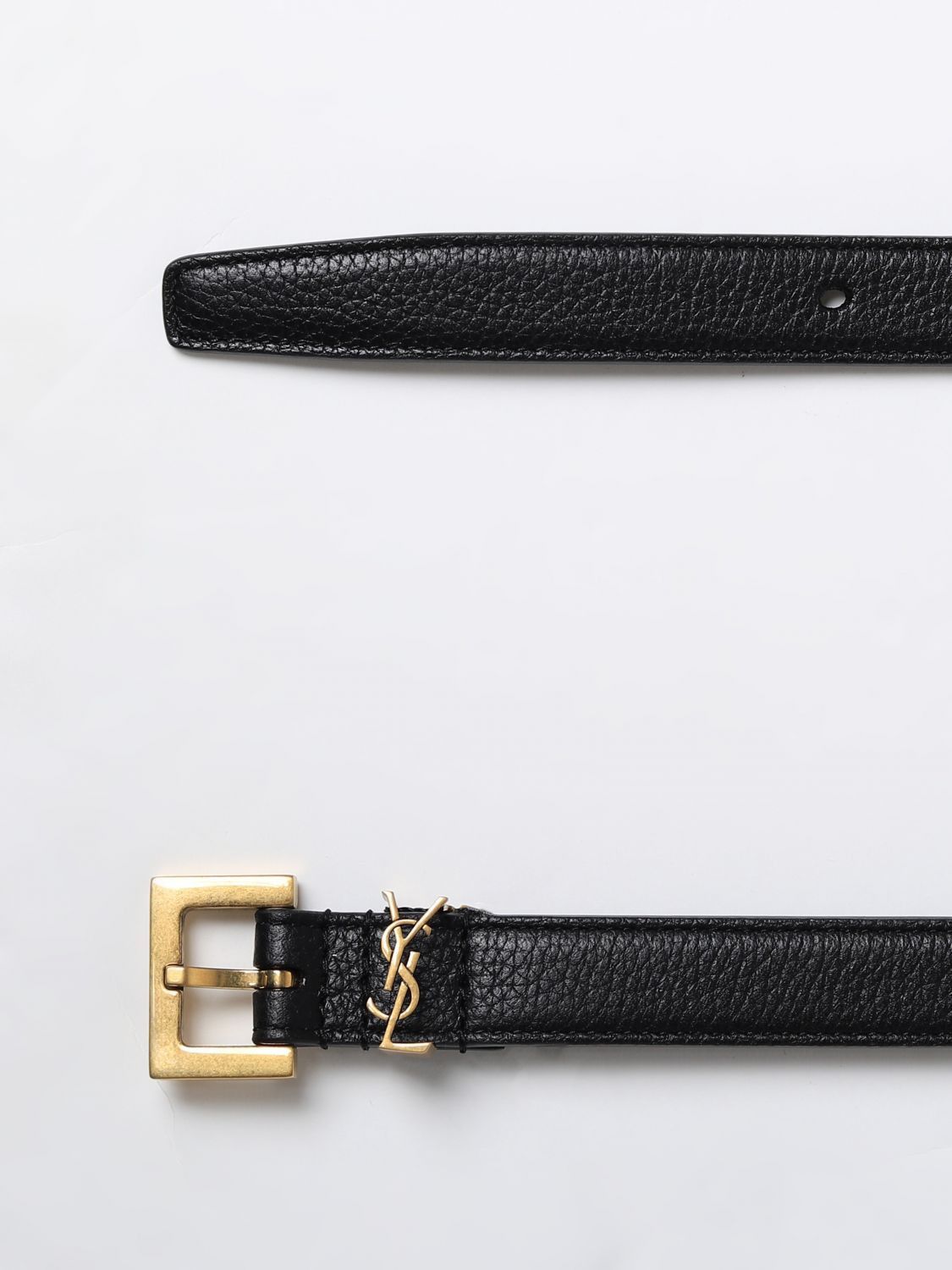 Saint Laurent Paris Saint Laurent Belt Men Black Size ONE SIZE - 3 Thumbnail
