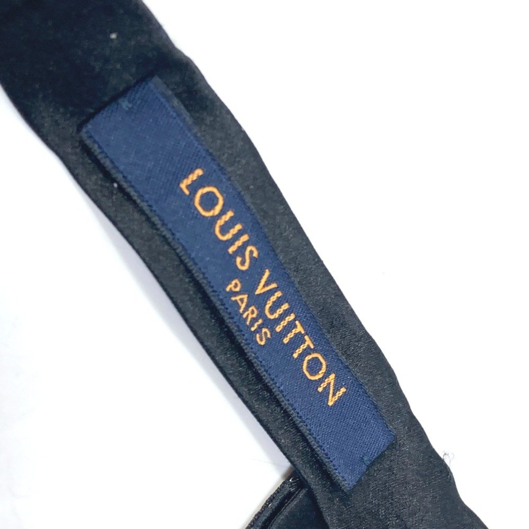 Louis Vuitton Louis Vuitton Bowtie Damier Dot Polka Bow Tie Silk Necktie Men's Black Size ONE SIZE - 8 Thumbnail
