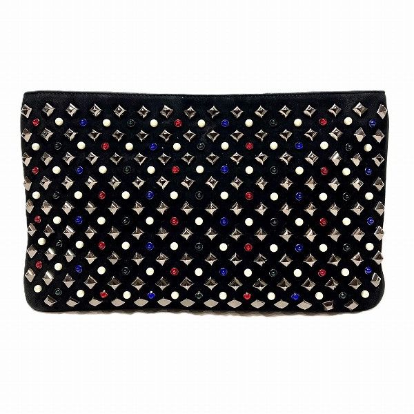 Christian Louboutin Christian Louboutin Christian Louboutin Trilby Suede Leather Shoulder Bag Leather Crossbody Bag in Good Condition Size ONE SIZE - 2 Thumbnail
