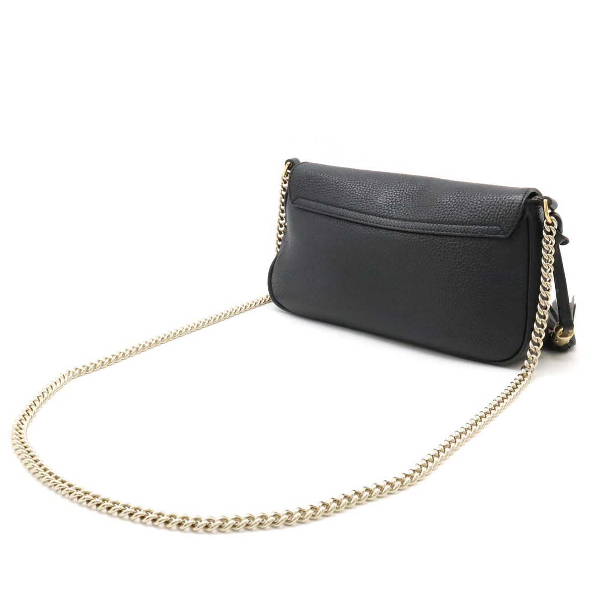Gucci Gucci Gucci Soho Leather Shoulder Bag Black Leather Shoulder Bag 536224 in Good Condition Size ONE SIZE - 2 Thumbnail