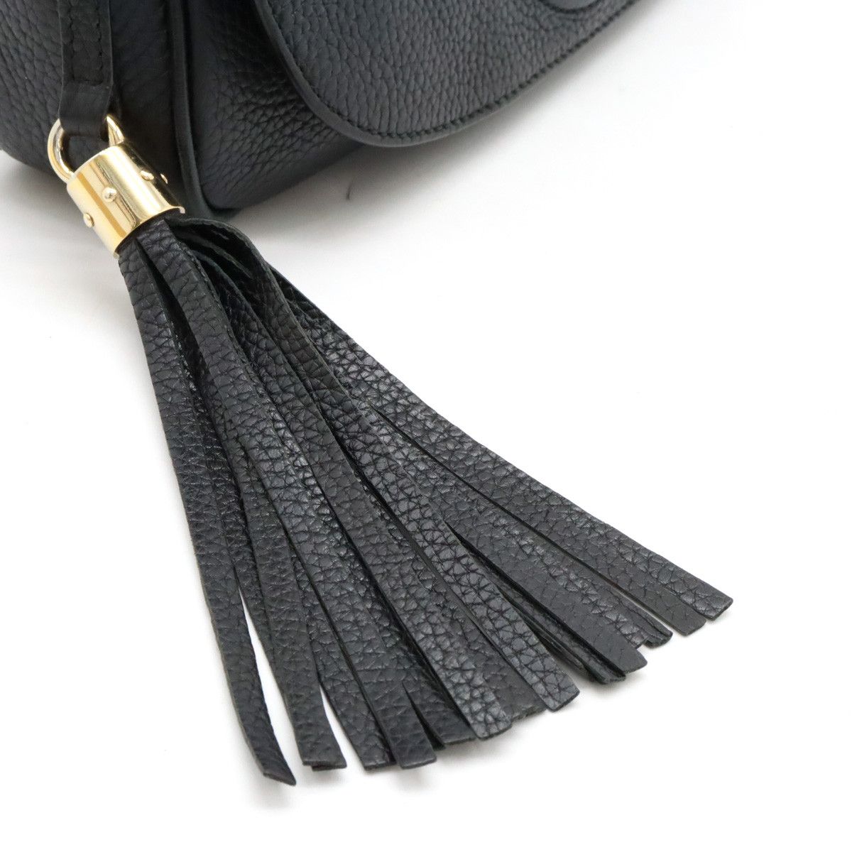 Gucci Gucci Gucci Soho Leather Shoulder Bag Black Leather Shoulder Bag 536224 in Good Condition Size ONE SIZE - 9 Thumbnail