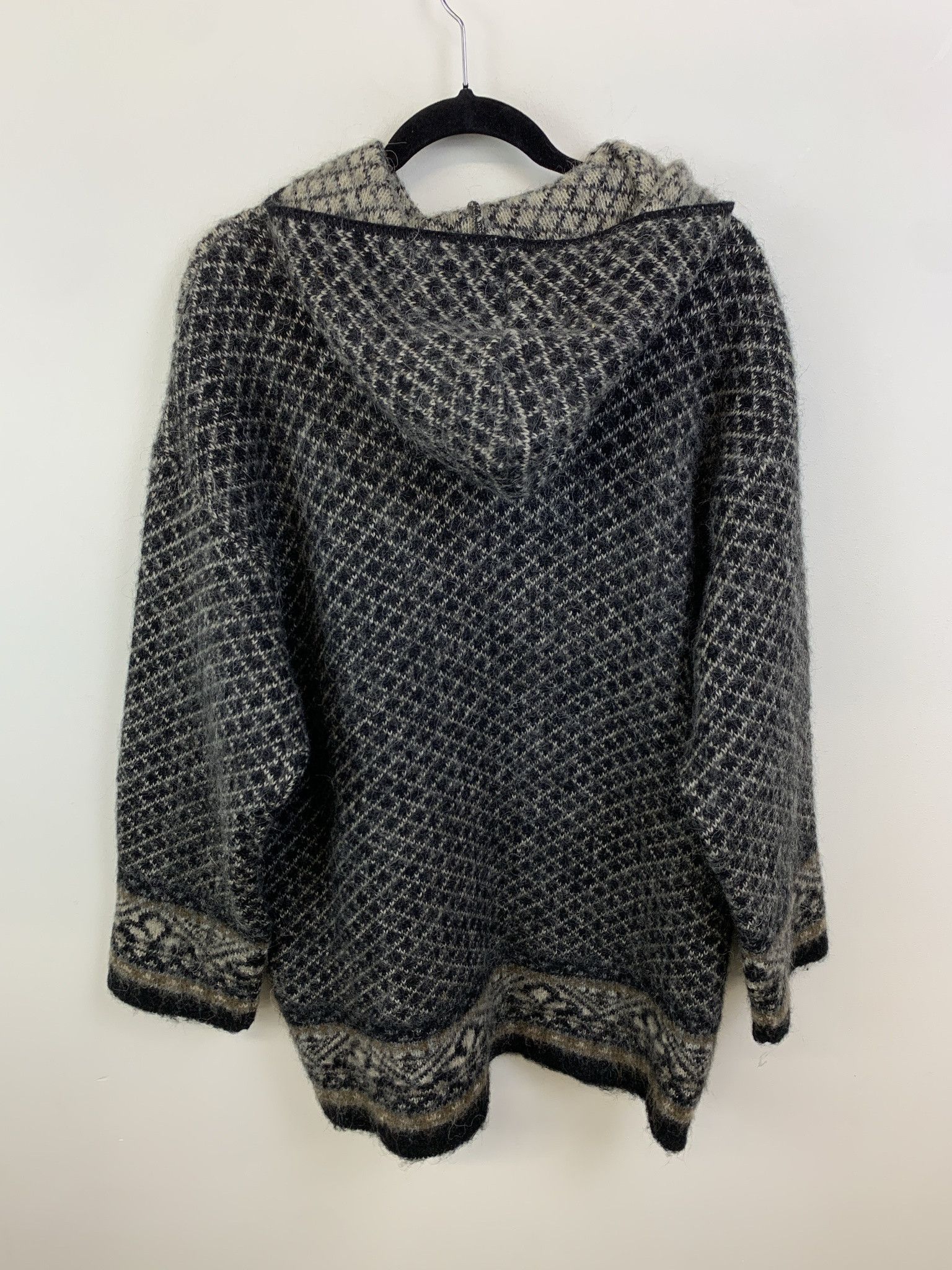 Vintage Vitnage 1990s Icewear Zip Knit Hoodie Sweater Size L Size US L / EU 52-54 / 3 - 3 Thumbnail