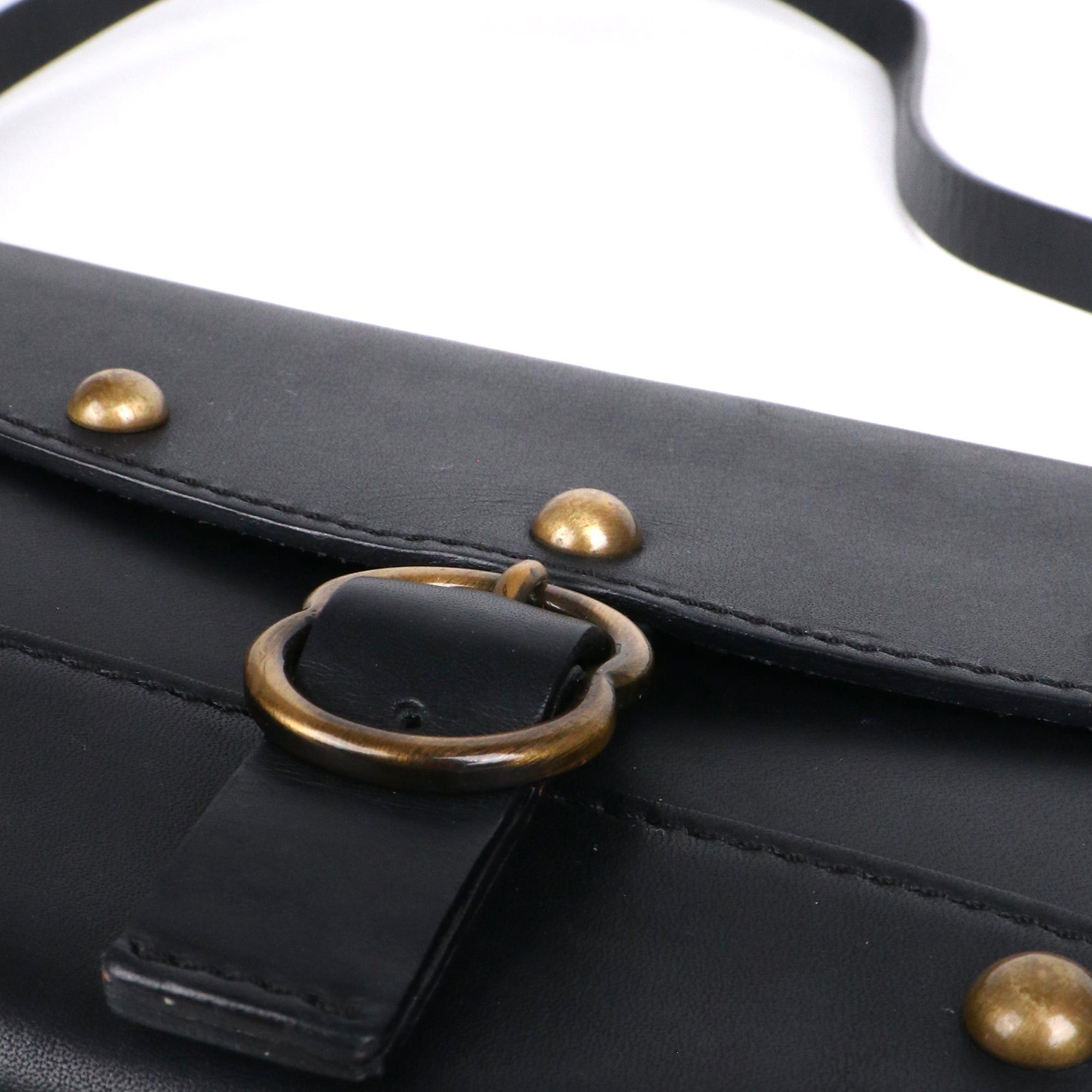 Celine CELINE - Celine shoulder bag in vintage black smooth leather Size ONE SIZE - 5 Thumbnail