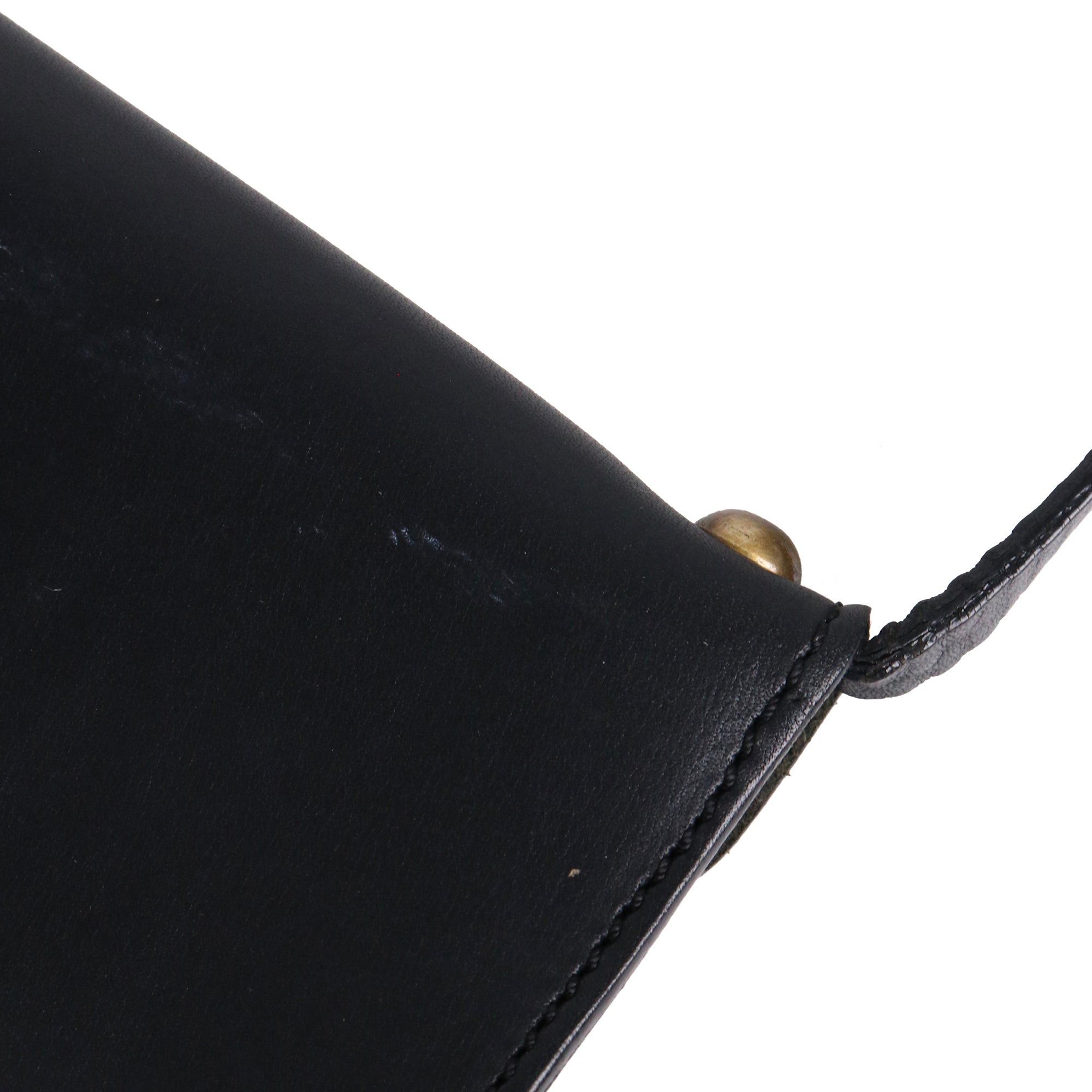 Celine CELINE - Celine shoulder bag in vintage black smooth leather Size ONE SIZE - 7 Thumbnail