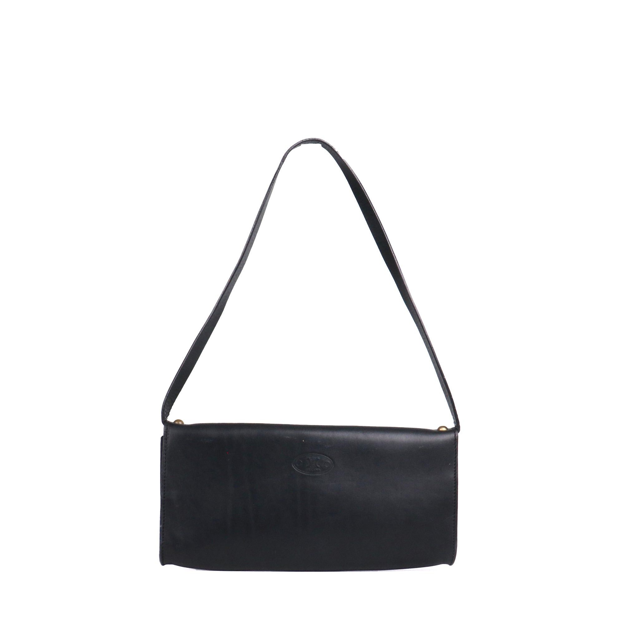 Celine CELINE - Celine shoulder bag in vintage black smooth leather Size ONE SIZE - 3 Thumbnail