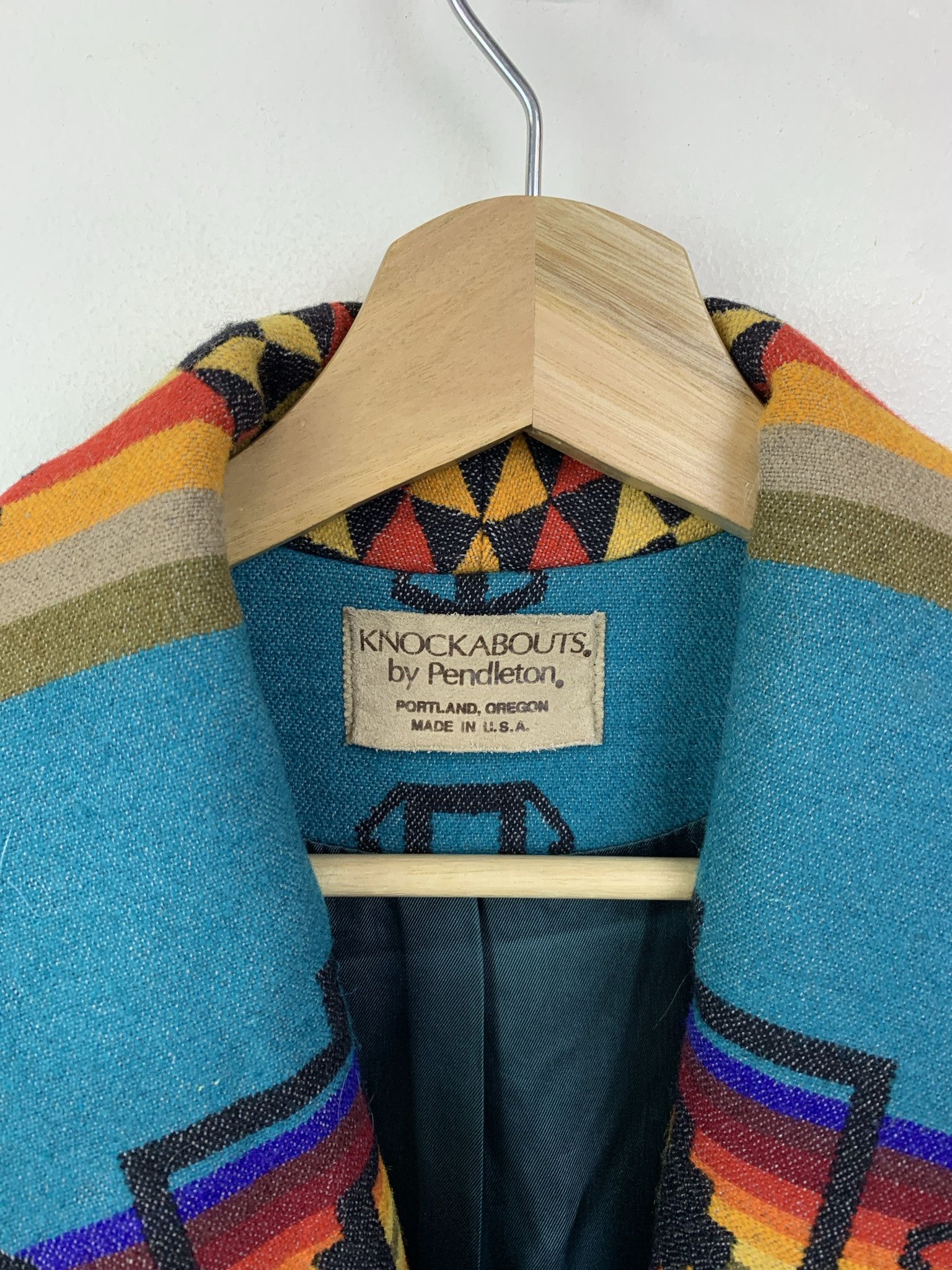 Other Vitnage 1970s Thunderbird Wool Knit Cowichan Knit Sweater Zip Cardigan Size L Size US L / EU 52-54 / 3 - 2 Thumbnail