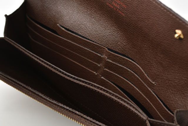 Louis Vuitton Louis Vuitton Louis Vuitton Damier Canvas Accordion Wallet N60002 Canvas Long Wallet N60002 in Great Condition Size ONE SIZE - 7 Thumbnail